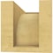Ekena Millwork 4"W x 8"D x 4"H Wide Olympic Rough Cedar Woodgrain TimberThane Corbel, Primed Tan CORUR04X08X04OLYRCPR - alternate 6